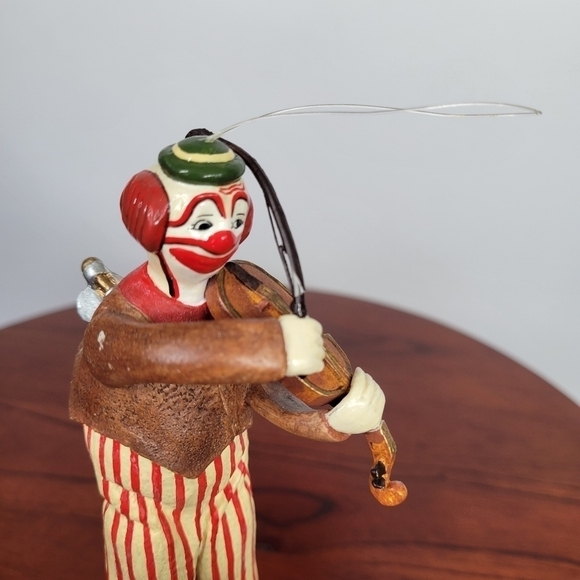 Vintage Rare MMA MCNY‎ Violinist Clown Ornament Circus Music Band Holiday Resin - Picture 8 of 14